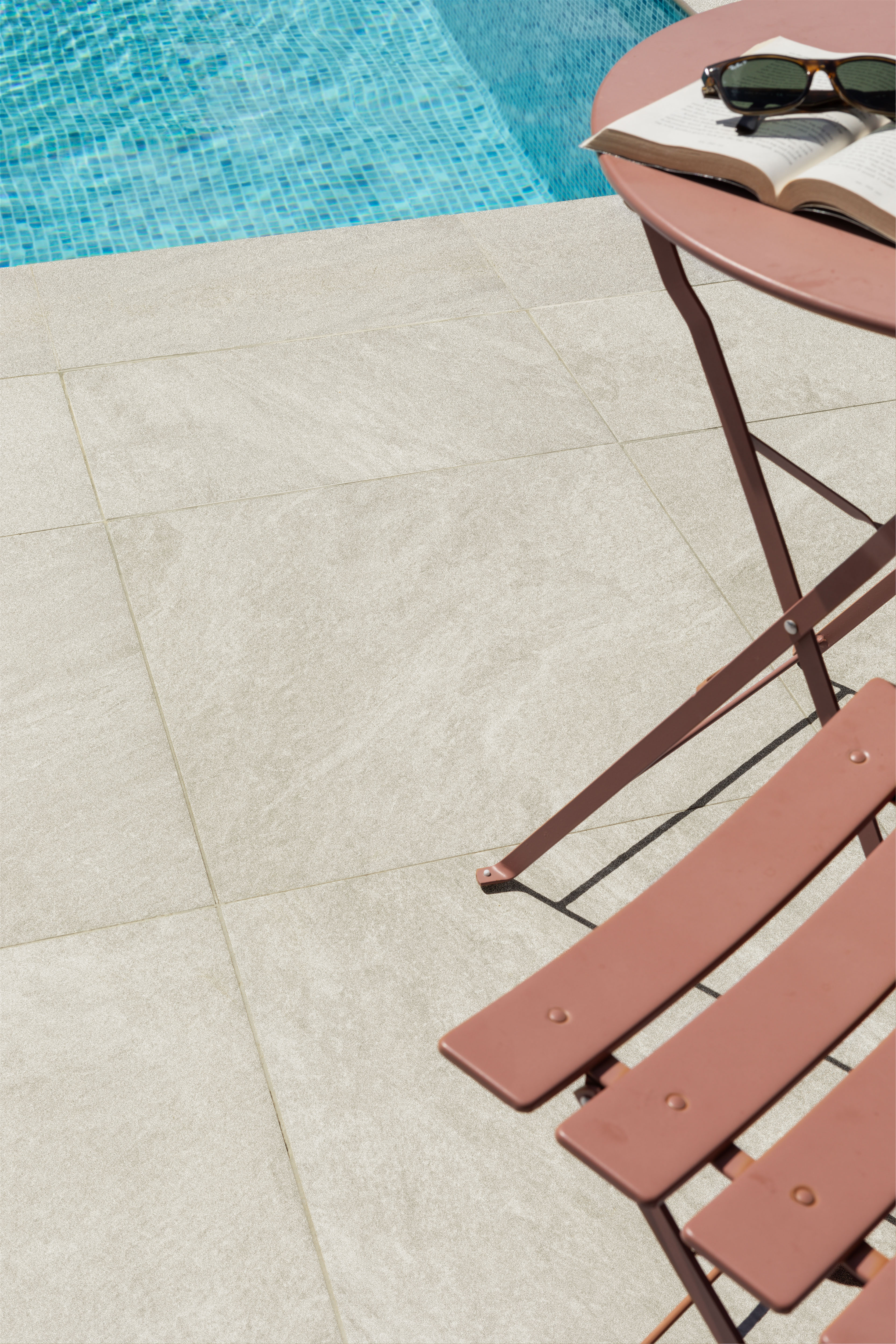 Steninge Beige 303501 Uteplats Pool Close