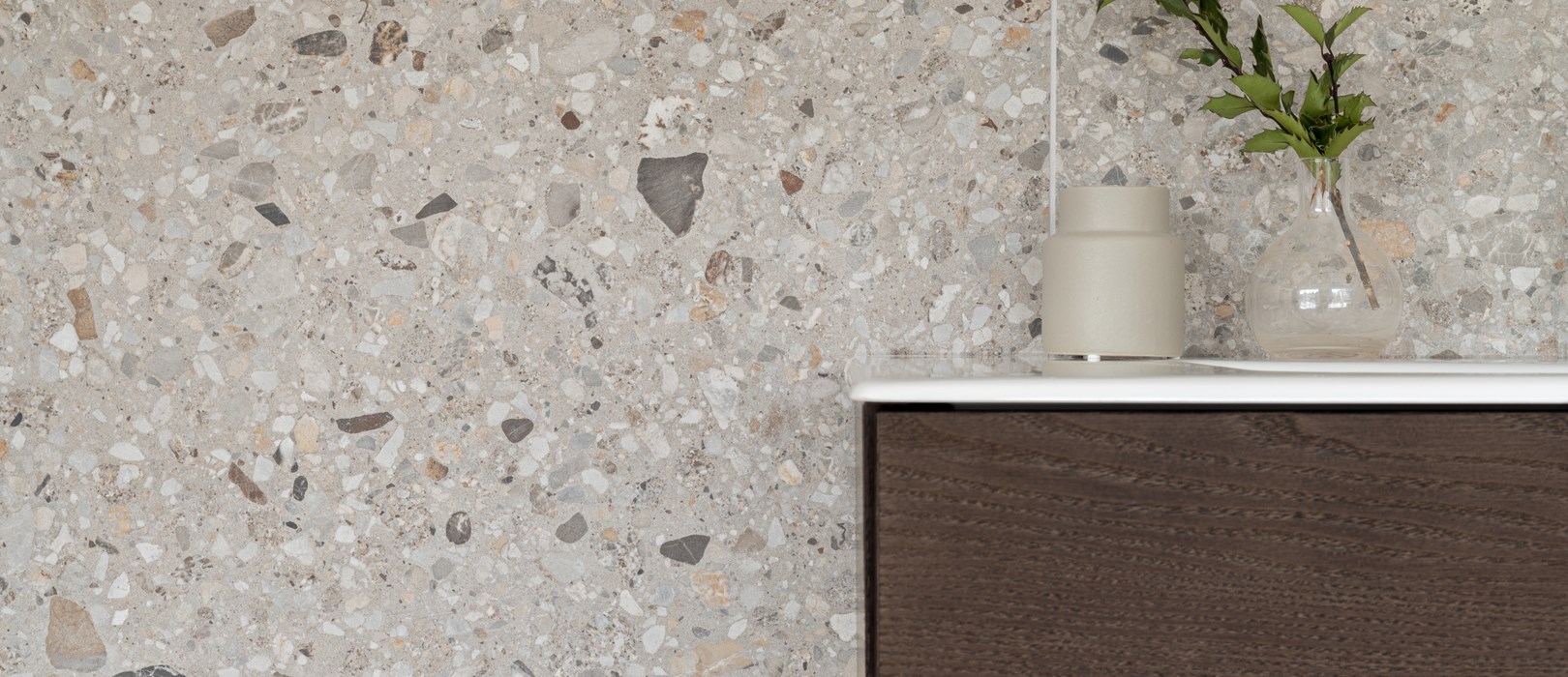 Umbria Terrazzo Cold 300706 Badrum Close Liggande