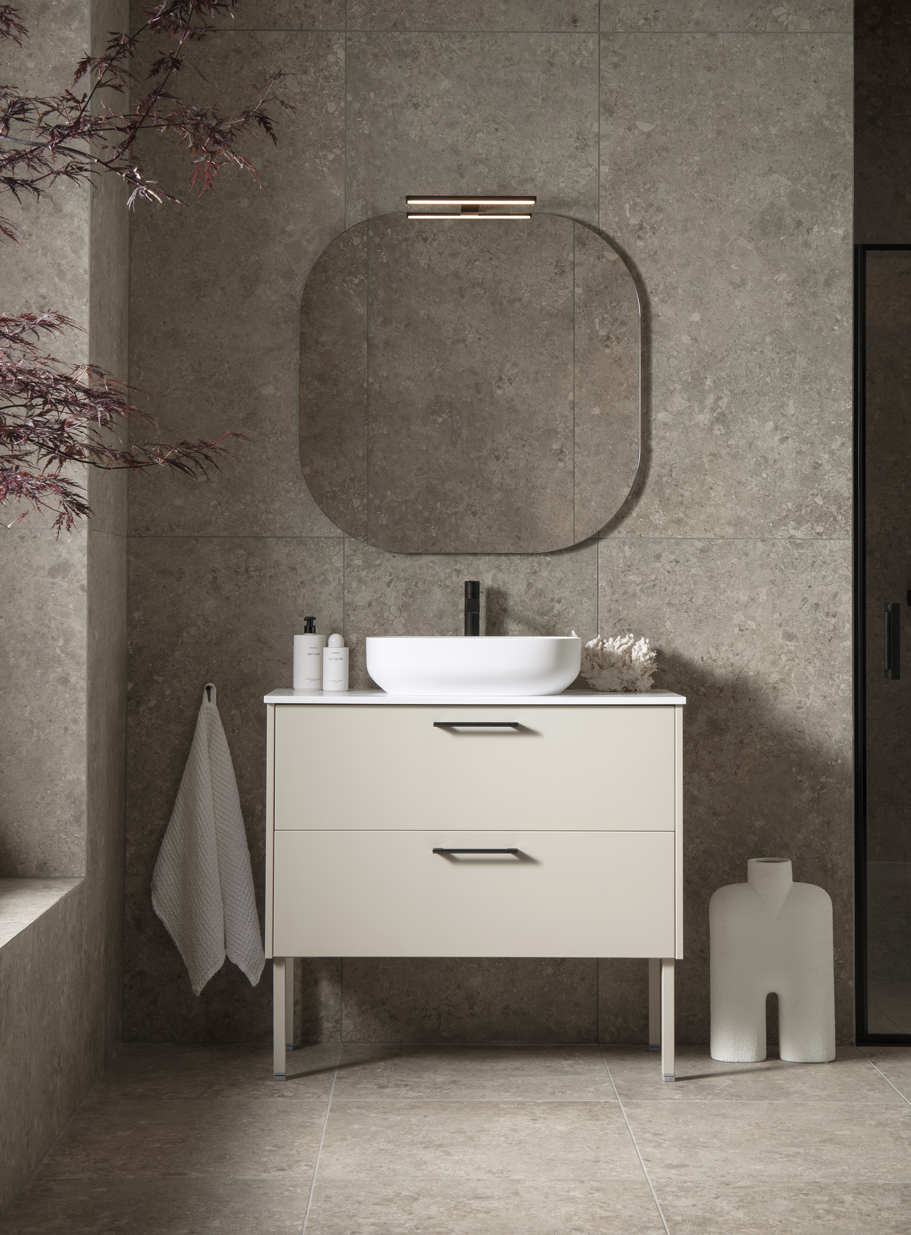 Soprano Frame 910 01 Golvabia Ceppo Grey